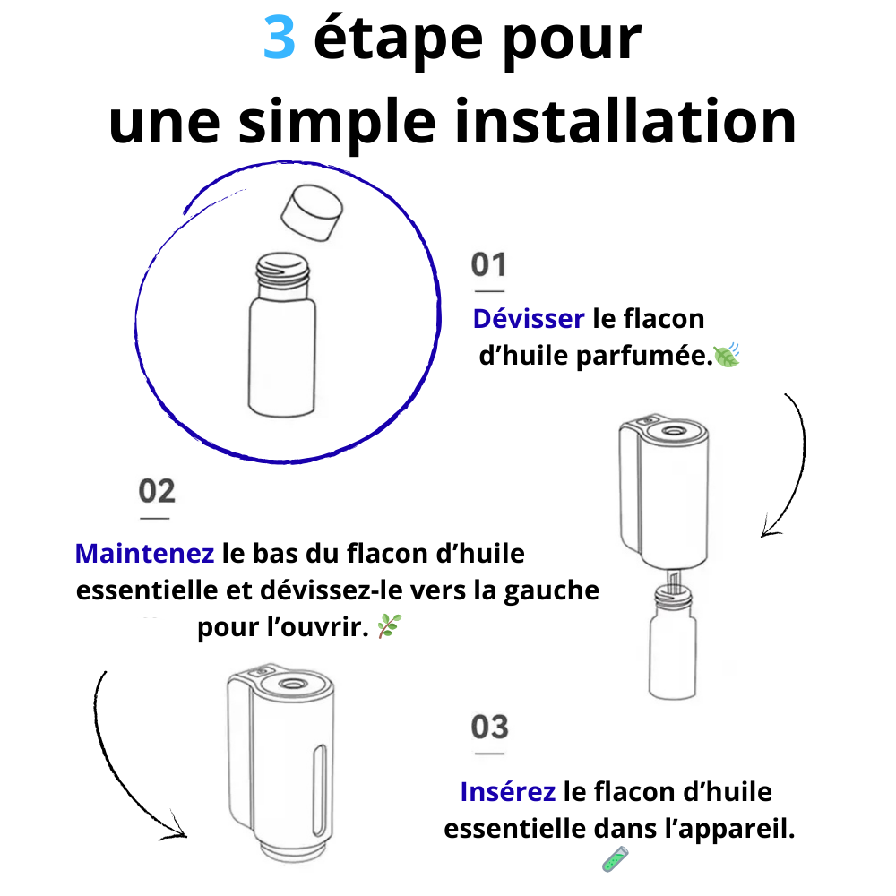 Diffuseur d’Aromathérapie ClearZen™ 🌬️